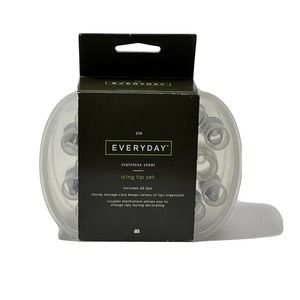 JCP EVERYDAY Stainless Steel‎ Icing Tip Set